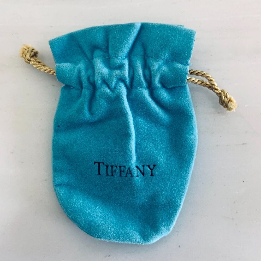 TIFFANY Pouch Bag Jewelry Gift Velvet Drawstring Bag Tiffany Blue